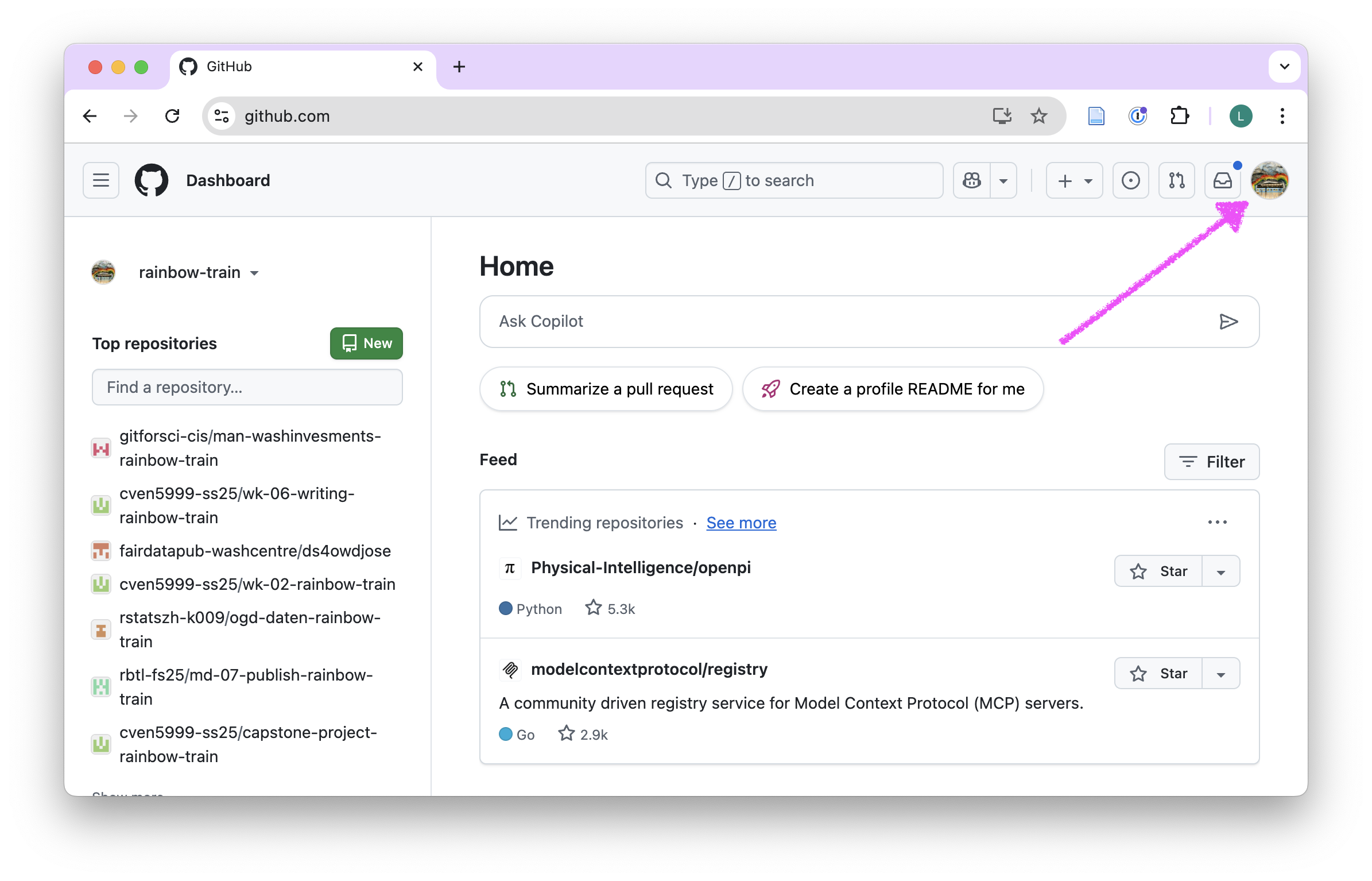 GitHub Personal Access Token – CVEN 5999 - Summer 2026