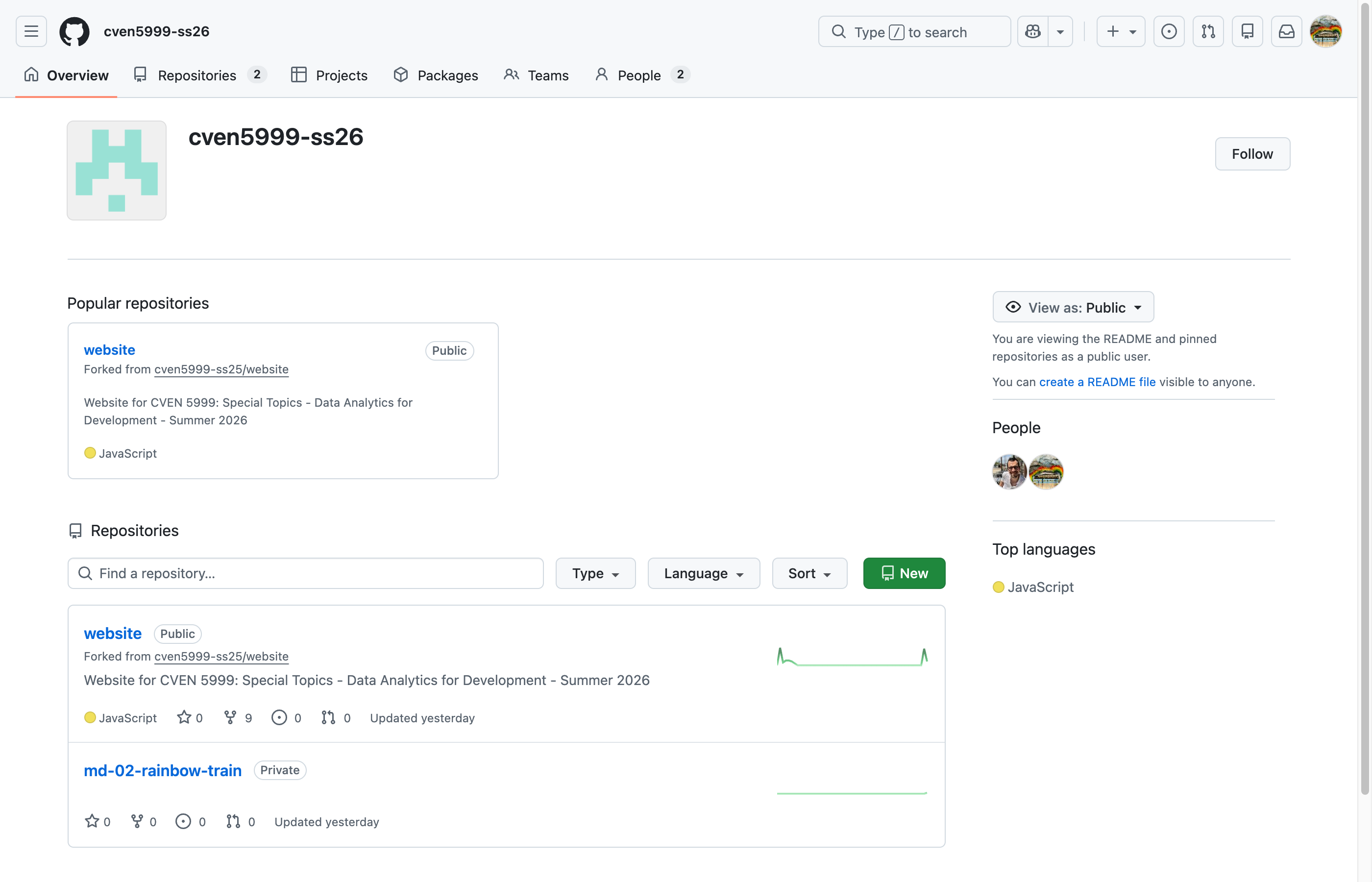Clone a GitHub repository – CVEN 5999 - Summer 2026