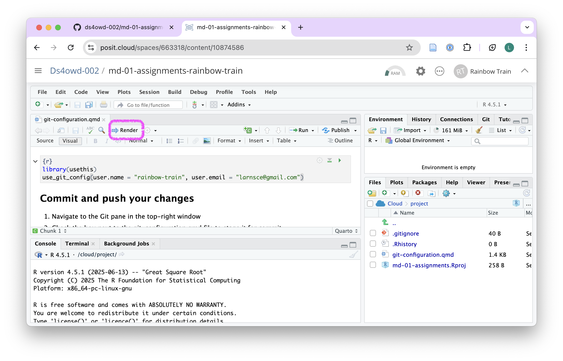 GitHub workflow – CVEN 5999 - Summer 2026