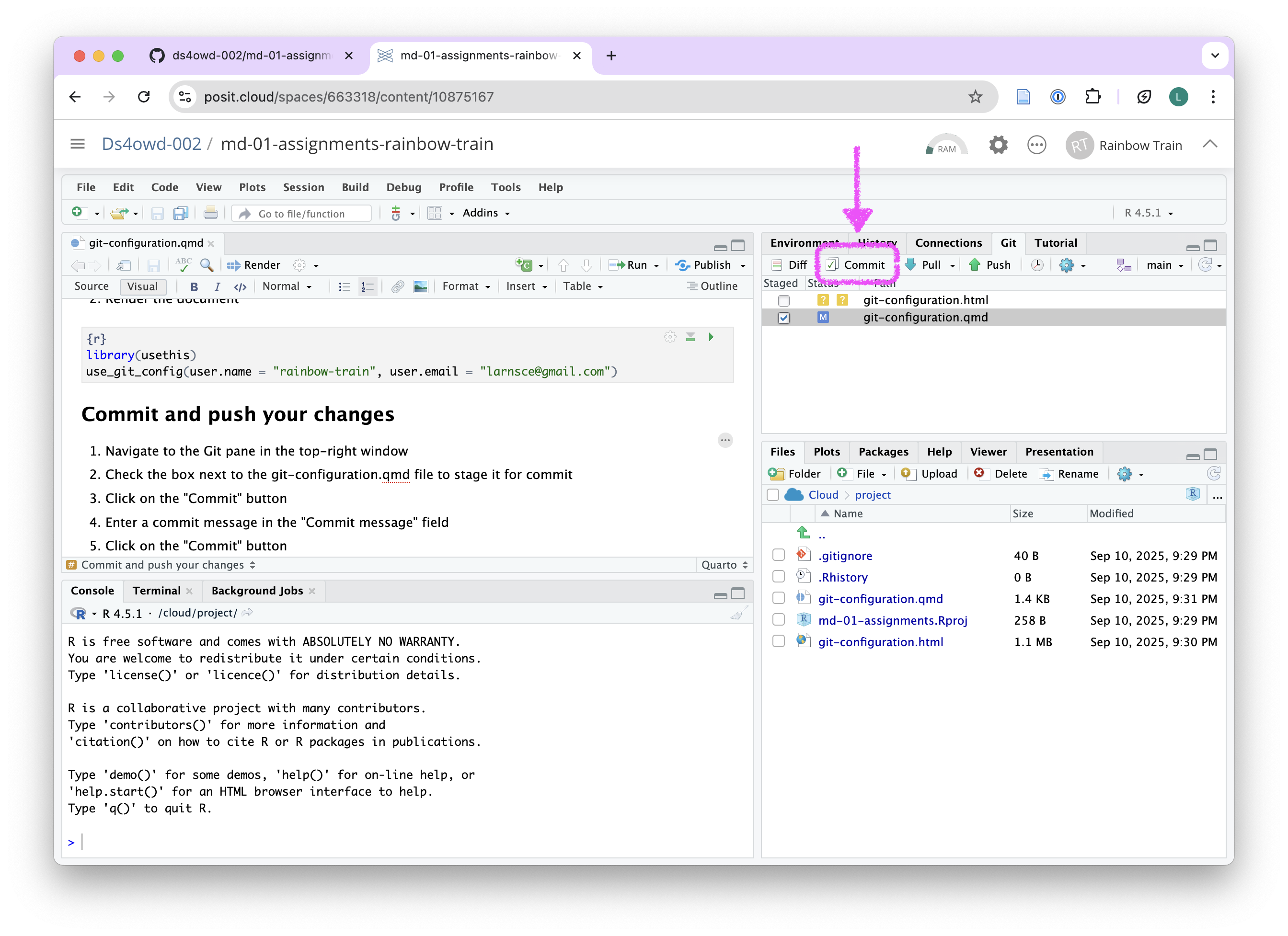 GitHub workflow – CVEN 5999 - Summer 2026