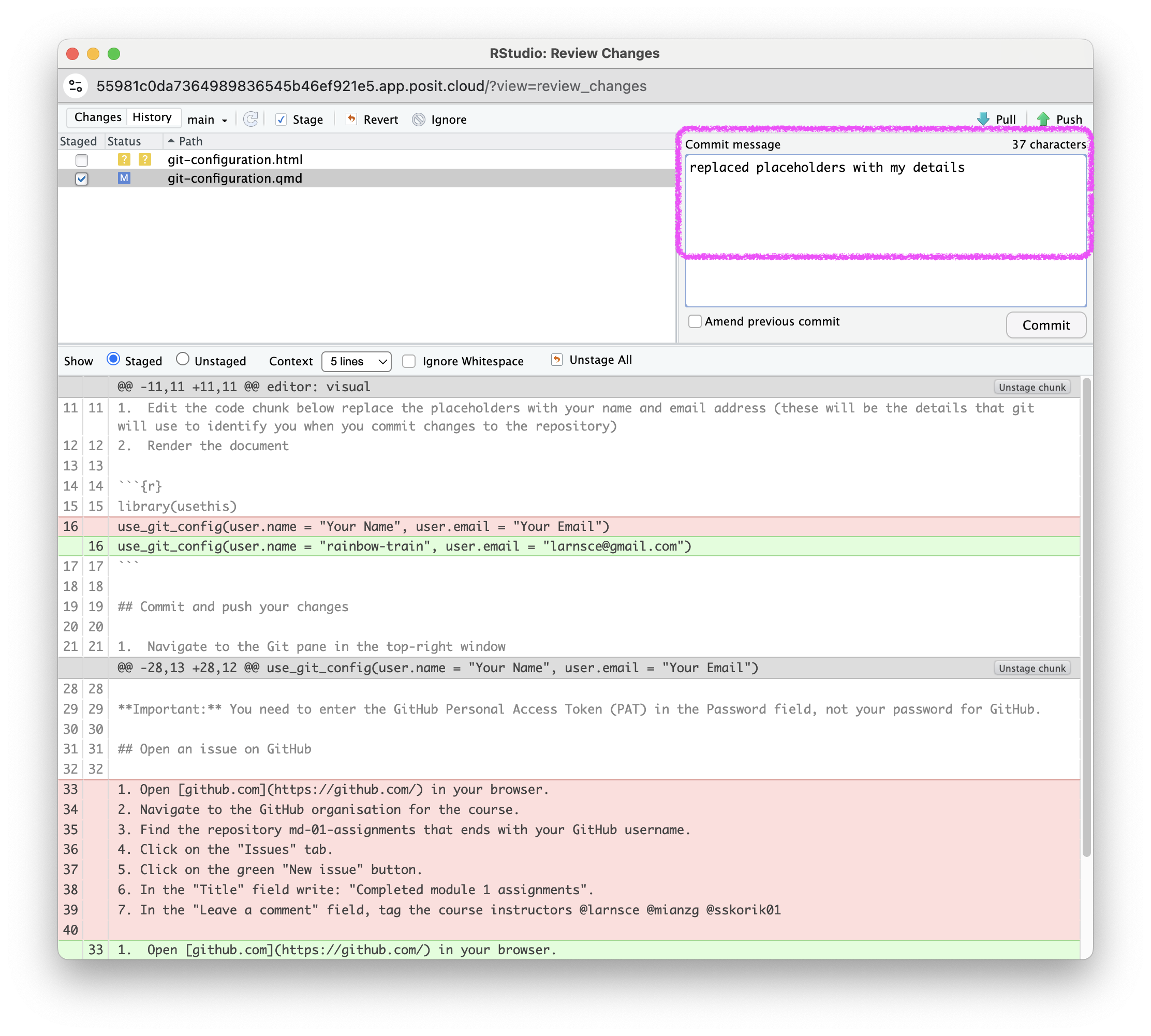 GitHub workflow – CVEN 5999 - Summer 2026
